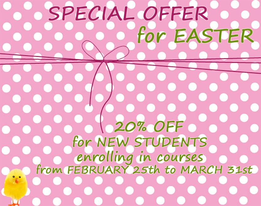 Special offer for Easter