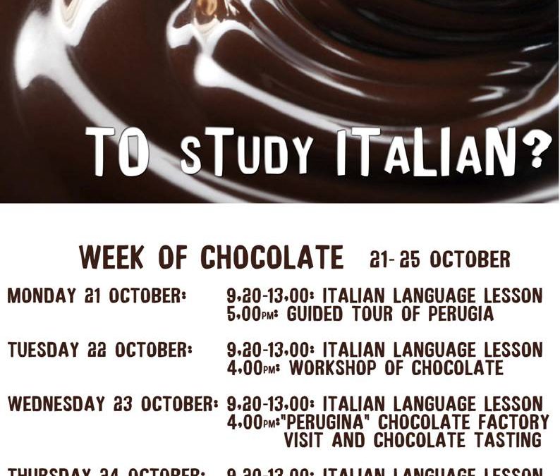 Eurochocolate speaks Italian