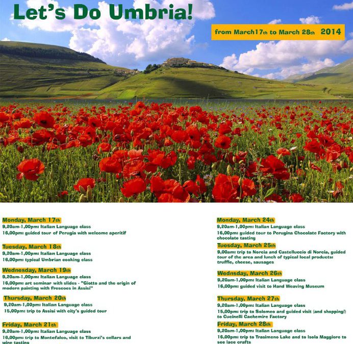 Let’s Do Umbria! Immerse yourself into the charm of Umbria and Italian language